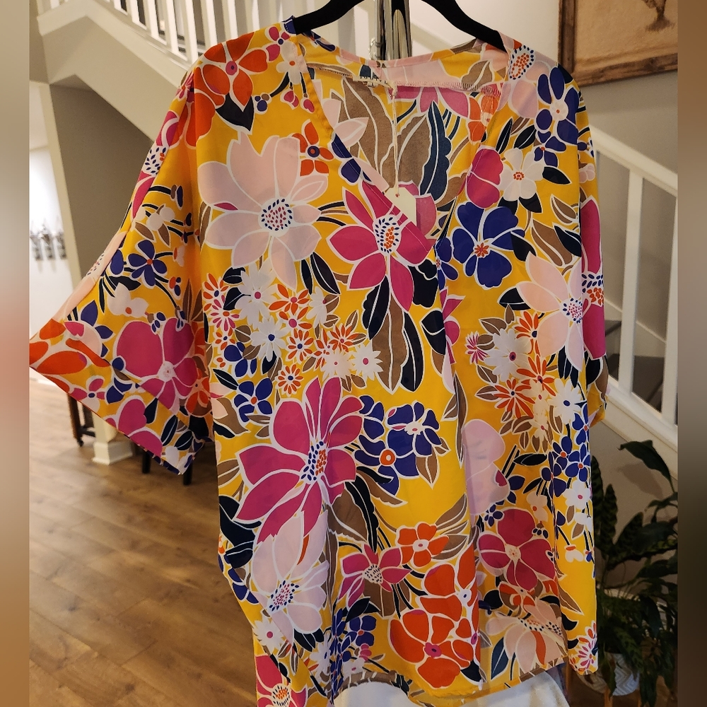 JODIFL floral blouse, size L